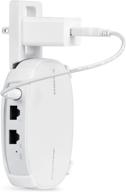 🔌 enhance your samsung smartthings wifi with a convenient ac outlet mount - flexible and stylish (white, 1 pack) logo