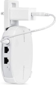 img 4 attached to 🔌 Enhance Your Samsung SmartThings WiFi with a Convenient AC Outlet Mount - Flexible and Stylish (White, 1 Pack)