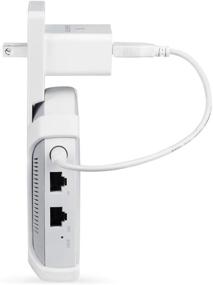 img 1 attached to 🔌 Enhance Your Samsung SmartThings WiFi with a Convenient AC Outlet Mount - Flexible and Stylish (White, 1 Pack)