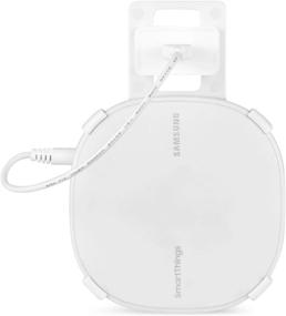 img 2 attached to 🔌 Enhance Your Samsung SmartThings WiFi with a Convenient AC Outlet Mount - Flexible and Stylish (White, 1 Pack)