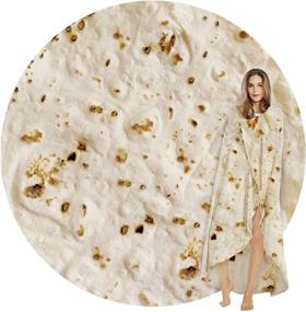 img 4 attached to SeaRoomy Burritos Tortilla Blanket Novelty