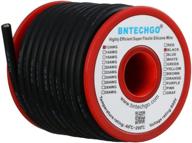 🔌 12-gauge silicone wire spool - 25ft black | flexible 12awg stranded tinned copper wire by bntechgo логотип