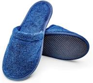 comfortable and eco-friendly arus women's turkish terry cotton bath slippers logo