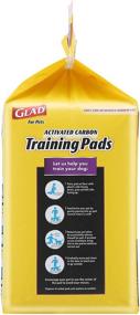 img 2 attached to 🐶 Glad for Pets Charcoal Puppy Pads - Improved Puppy Potty Training Pads with Instant Urine Absorption & Neutralization - Training Pads for Dogs, Dog Pee Pads, Pee Pads for Dogs, Dog Crate Pads