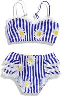 toddler baby girls swimsuit: cute two piece bikini for fun summers – nzrvaws infant swimwear logo