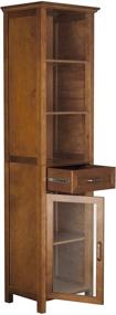 img 1 attached to Elegant Home Fashion Anna Linen Cabinet - Drawer and 3-Shelf Space Organizer