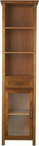 img 4 attached to Elegant Home Fashion Anna Linen Cabinet - Drawer and 3-Shelf Space Organizer