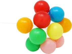 img 1 attached to Rainbow Balloon Cluster Cake and Cupcake Decorative 🌈 Topper Pick - Pack of 8 Clusters, 7 Inches Long