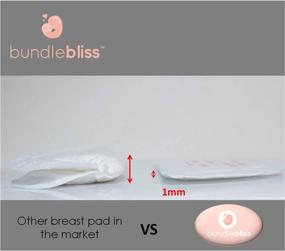 img 2 attached to 🤱 Ultimate Convenience: Ultra-Thin Disposable Nursing Breast Pads by Bundlebliss - 60 Highly Absorbent Breastfeeding Milk Pads for Maximum Comfort