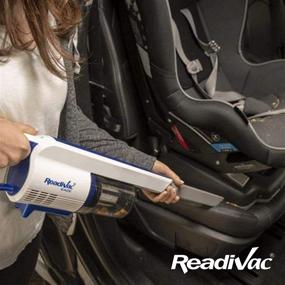 img 2 attached to 🧹 Efficient 2-in-1 Cleaning Power with ReadiVac Eaze Upright Hand Held Stick Vacuum