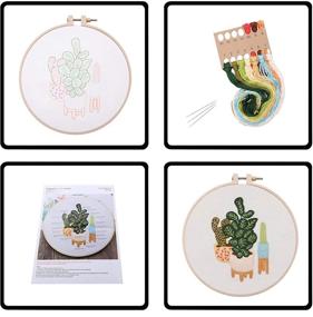 img 2 attached to DIY Plant Embroidery Kit Beginners