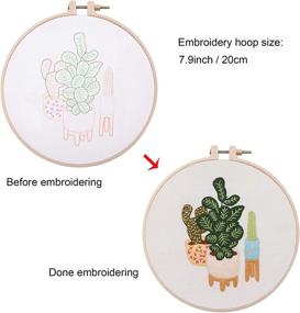 img 3 attached to DIY Plant Embroidery Kit Beginners