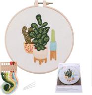 diy plant embroidery kit beginners logo