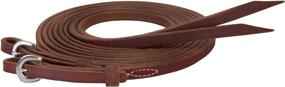 img 1 attached to Weaver Leather Stacy Westfall ProTack Oiled Split Rein: Premium Quality Equestrian Accessory