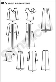 img 2 attached to 🧵 Простота 8177 Выкройка для женщин больших размеров: брюки, жилет или куртка и топ от Mimi G Style в размерах BB (20W-28W)