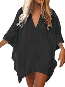 img 4 attached to Loritta Bathing Swimsuit Oversized Dresses Women's Clothing and Swimsuits & Cover Ups