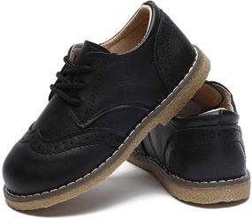 img 1 attached to 👞 Stylish BENHERO Loafers: Synthetic Leather Toddler Boys' Shoes for Effortless Elegance