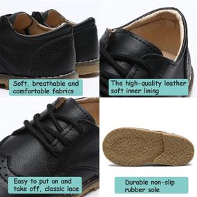 img 2 attached to 👞 Stylish BENHERO Loafers: Synthetic Leather Toddler Boys' Shoes for Effortless Elegance