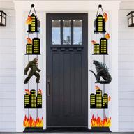 godzilla cardboard decoration birthday supplies logo