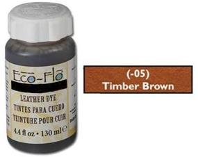 img 1 attached to 🌲 Tandy Leather Eco-Flo Leather Dye 4.4 fl. oz. (132 ml) Timber Brown 2600-05 - High-Quality Leather Dye for Superior Coloring Results