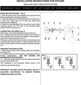 img 2 attached to 🔦 Освещение Rayshion: Современная настенная светильник с глобусом из стекла, дизайн середины века, настенная лампа с проводом для спальни, зеркала, гостиной - металл и стекло, черный и золотой, 1 светильник