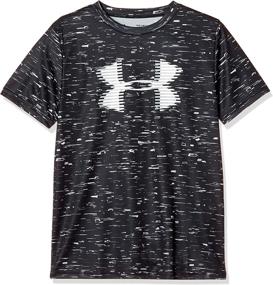 img 3 attached to 👕 Boys' Tech Big Logo Printed T-Shirt by Under Armour