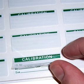 img 1 attached to 🟢 Green Self-Laminating Spiral Bound Calibration Labels