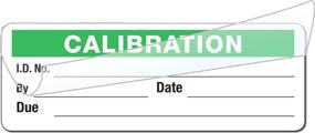 img 2 attached to 🟢 Green Self-Laminating Spiral Bound Calibration Labels