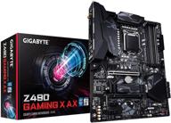 🎮 gigabyte z490 gaming x ax: optimal lga 1200 gaming motherboard with dual m.2, usb 3.2 gen 2, wifi 6, and more! logo