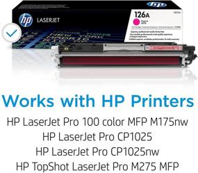 img 3 attached to 🖨️ HP 126A CE313A Magenta Toner Cartridge: High-Quality Printing Performance for Vibrant Magenta Pages