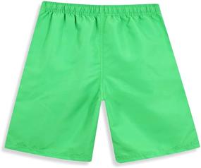 img 3 attached to 🩳 DECKTIN Quick Dry Boys Swim Trunks: Beach Board Shorts for Kids Swimwear