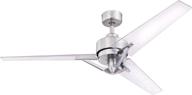 🔦 westinghouse lighting 7225500 julien, contemporary industrial ceiling fan with remote control, 54 inch, brushed nickel finish - enhanced seo логотип