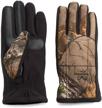 isotoner camouflage gloves smarttouch texting logo