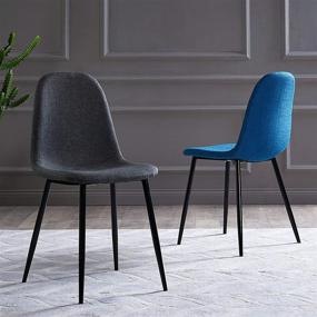 img 3 attached to Versanora Minimalista Fabric Set Chairs