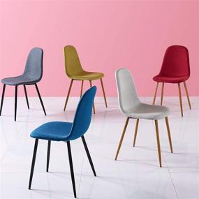 img 2 attached to Versanora Minimalista Fabric Set Chairs