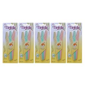 img 1 attached to 🪒 Dorco Tinkle Eyebrow Razors - 5 Packs (15 Razors)