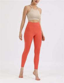 img 3 attached to ODODOS Leggings Workout Pants Inseam ForestTeal Sports & Fitness in Other Sports