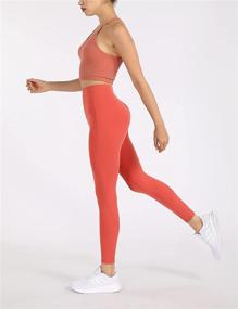 img 2 attached to ODODOS Leggings Workout Pants Inseam ForestTeal Sports & Fitness in Other Sports