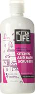 🧽 powerful and efficient kitchen sink scrubber: better life, 16 ounce logo