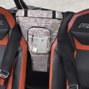 img 4 attached to 🛍️ HUMUTA Center Seat Storage Bag for RZR/Polaris, 1 Pack, UTV Accessories Cab Pack Center Seat Bag, Camo Pattern, Fits Polaris Razor 570 800 S 900 1000 XP4 XP Turbo S