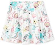 childrens place girls printed skorts girls' clothing for skirts & skorts logo