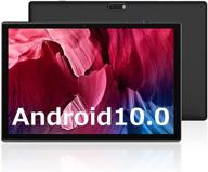 📱 планшет android 10 дюймов, 10 дюймов, четырехъядерный процессор, двойная камера, wifi, bluetooth, gps, fm, 2 гб озу, 32 гб пзу, расширяется до 512 гб, 10,1'' ips hd сенсорный экран, новая модель 2021 года с мощной производительностью логотип