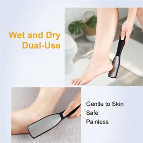 img 2 attached to Foot Filled Callus Remover: Dual-Sided Foot Scraper for Effective Dead Skin Removal, Wet and Dry Washable, Perfect for Cracked Skin