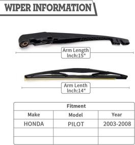 img 3 attached to HODEE HONDA PILOT Wiper Blade