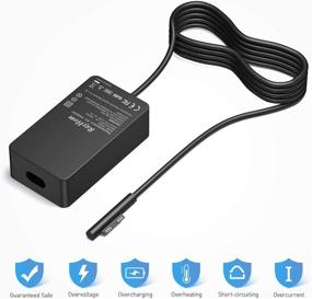 img 1 attached to ⚡️ Rayhom 36W Charger- Power Supply Adapter for Microsoft Surface Pro X Pro 7 Pro 6 Pro 5(2017) Pro 4 Pro 3 Surface Laptop 1/2/3 Microsoft Surface Book Surface Go Laptop Tablet