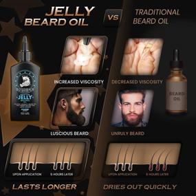 img 3 attached to 🧔 Bossman Beard Oil Jelly (4oz) - Ultimate Beard Growth Softener and Moisturizer with Natural Ingredients - The Magic Scent Beard Growing Product