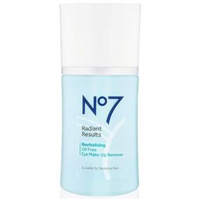 img 1 attached to 💧 No7 Radiant Results Oil-Free Eye Makeup Remover - 3.3 Fl Oz / 100ml