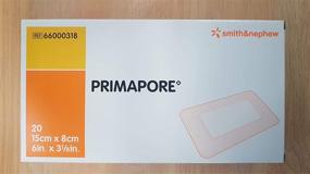 img 4 attached to Smith & Nephew Adhesive Dressing Primapore - 6" x 3 1/8" Polyester Rectangle Tan Sterile - Purchase Pack (#66000318)