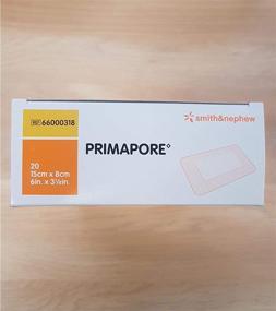 img 2 attached to Smith & Nephew Adhesive Dressing Primapore - 6" x 3 1/8" Polyester Rectangle Tan Sterile - Purchase Pack (#66000318)