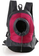 🐾 adjustable rc gearpro portable pet carrier backpack with head out design - ideal for traveling, hiking, and camping with cats and dogs logo